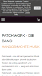 Mobile Screenshot of patchwork-band.com