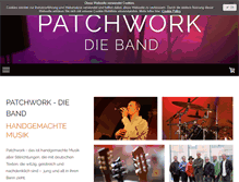 Tablet Screenshot of patchwork-band.com